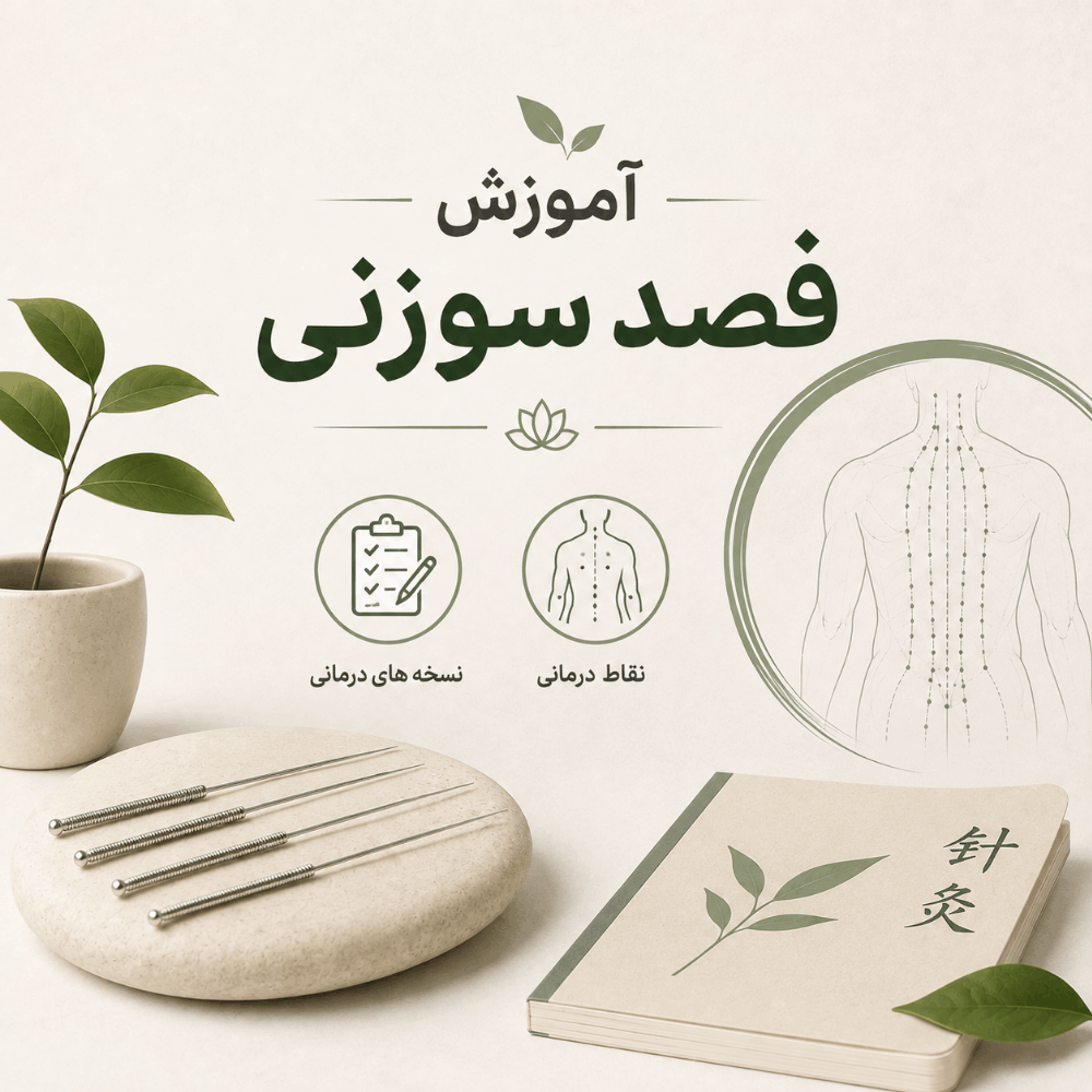 آموزش کامل فصد سوزنی | معرفی نقاط درمانی و نسخه‌های آموزشی برای بیش از ۹۰ بیماری