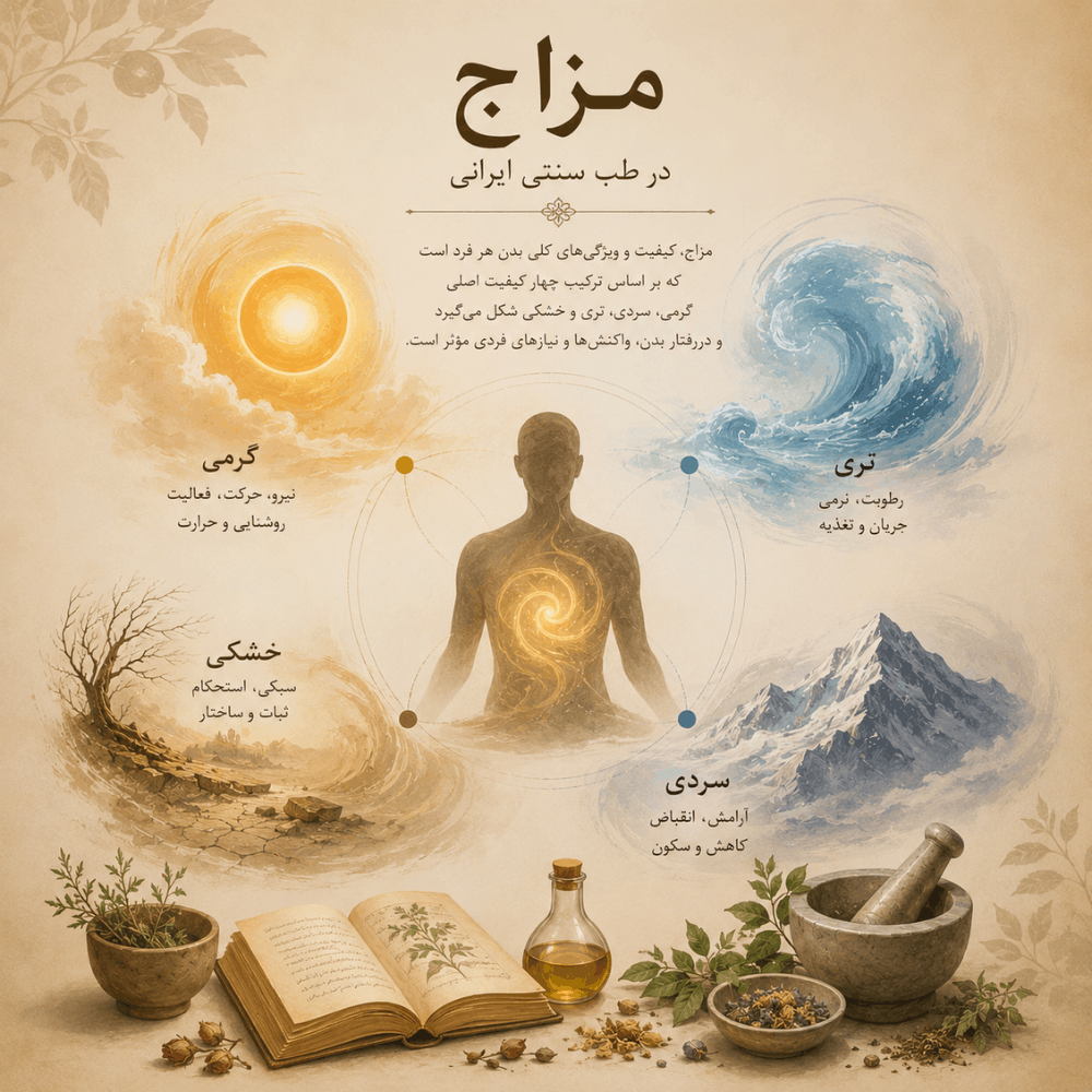 مزاج چیست؟ آشنایی با مفهوم مزاج در طب سنتی