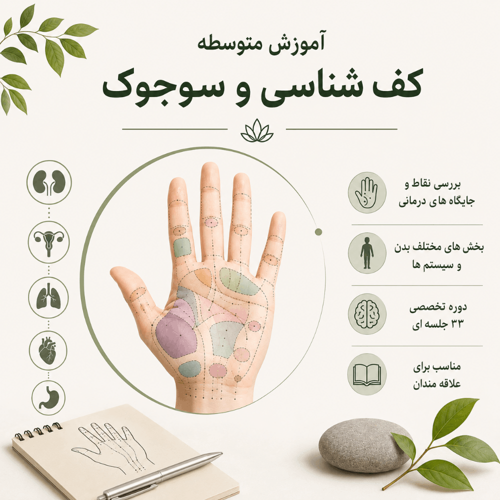 آموزش متوسطه کف‌شناسی و سوژوک | بررسی نقاط بدن، علائم و مباحث تخصصی